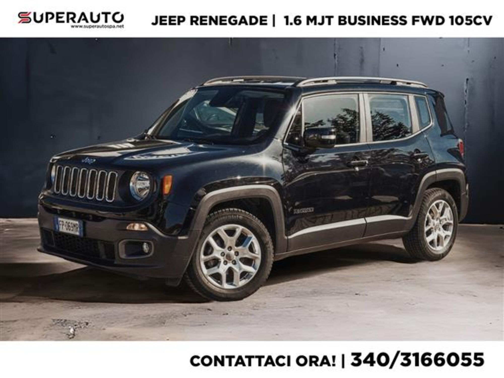 Jeep Renegade 1.6 Mjt 105 CV Business  del 2018 usata a Vigevano