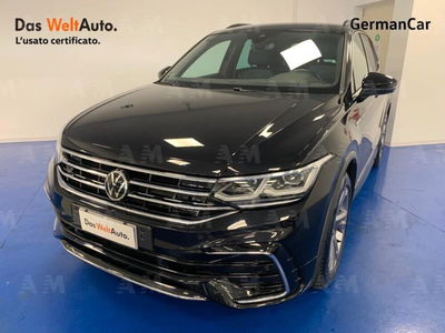 Volkswagen Tiguan 2.0 TDI 150 CV SCR DSG 4MOTION R-Line del 2021 usata a Sassari