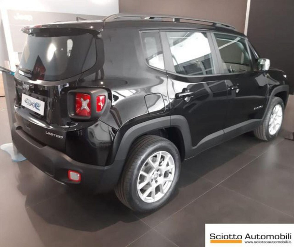 Jeep Renegade 1.3 T4 190CV PHEV 4xe AT6 Limited  nuova a Messina (3)