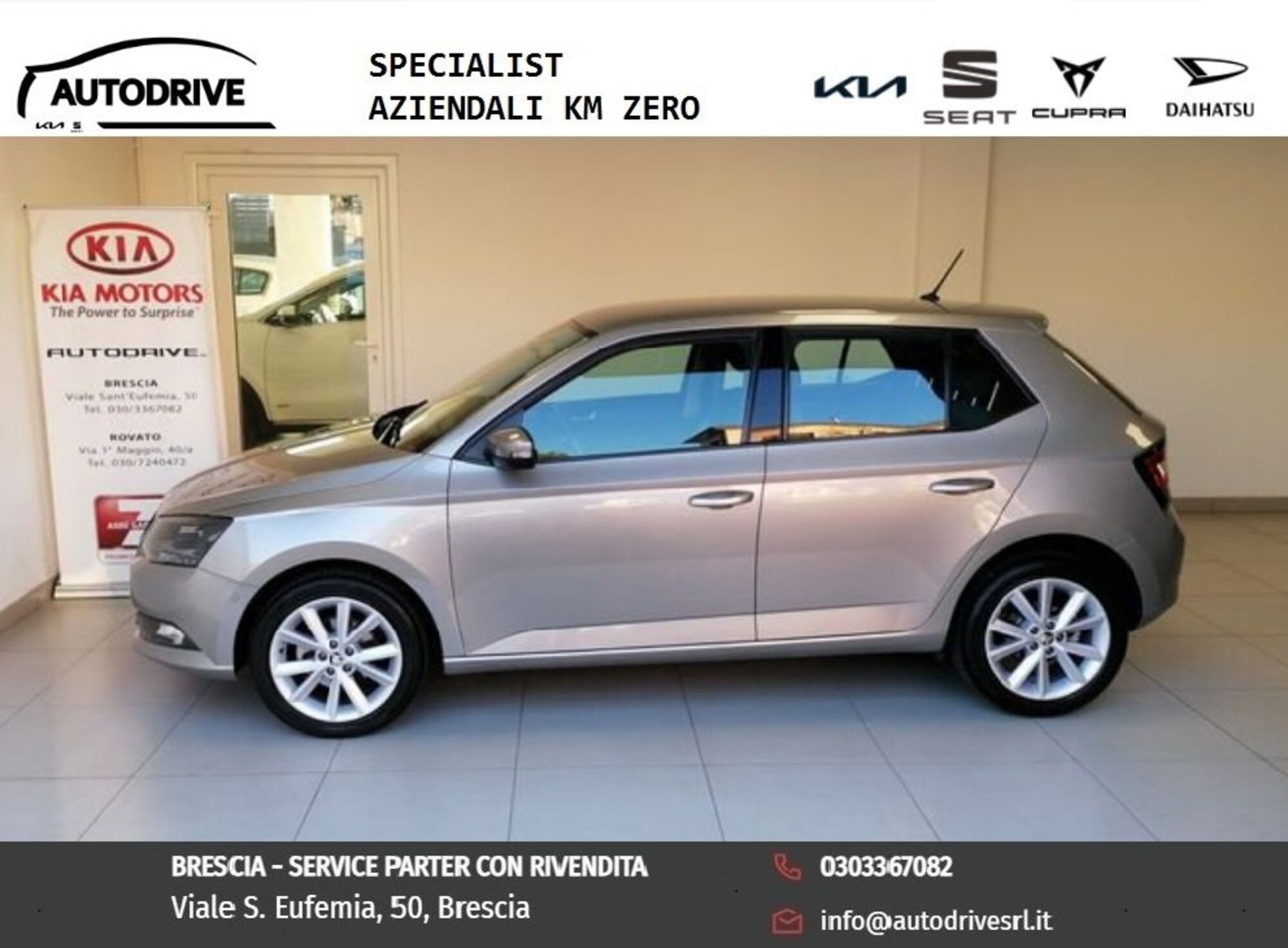 Skoda Fabia 1.4 TDI 80CV F.AP. 5p. Comfort del 2018 usata a Brescia