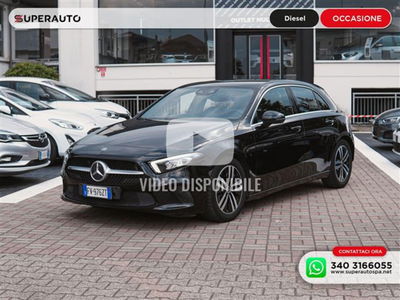 Mercedes-Benz Classe A 180 d Business Extra auto del 2019 usata a Vigevano