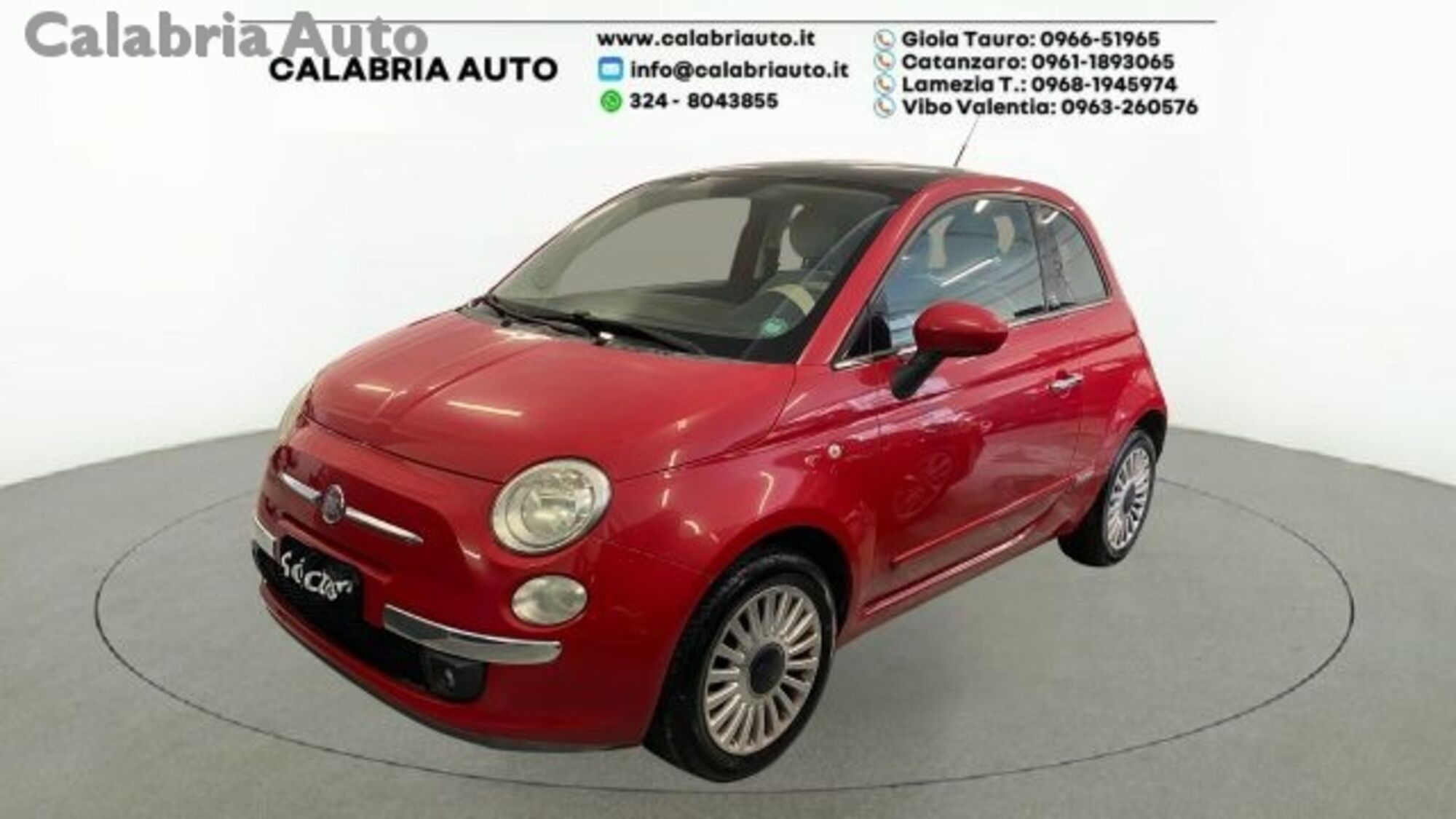 Fiat 500 1.2 Pop  del 2011 usata a Gioia Tauro