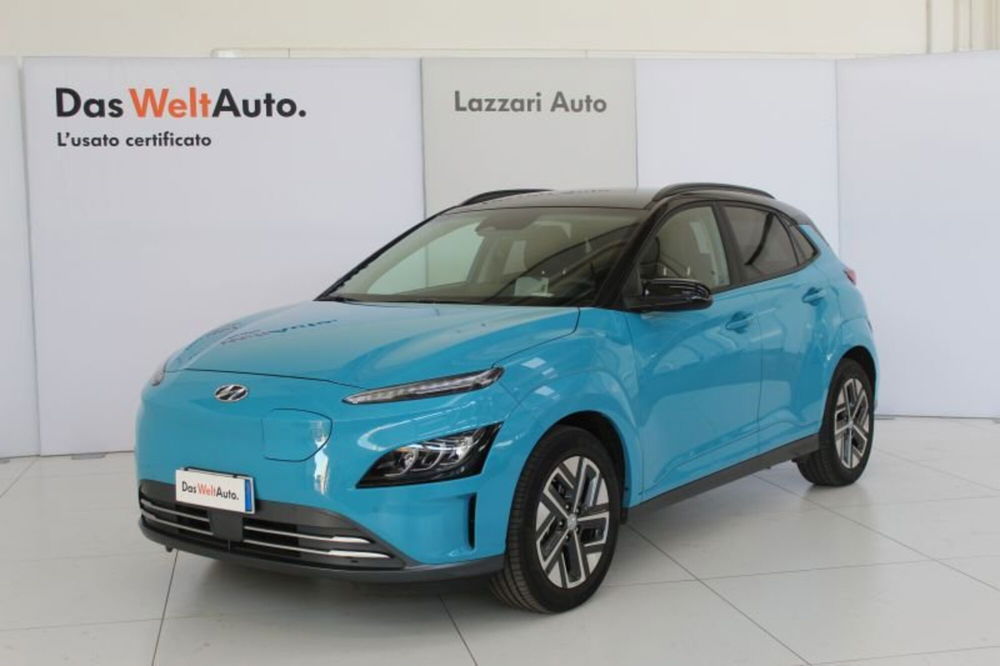 Hyundai Kona EV 64 kWh XClass del 2021 usata a Cornegliano Laudense