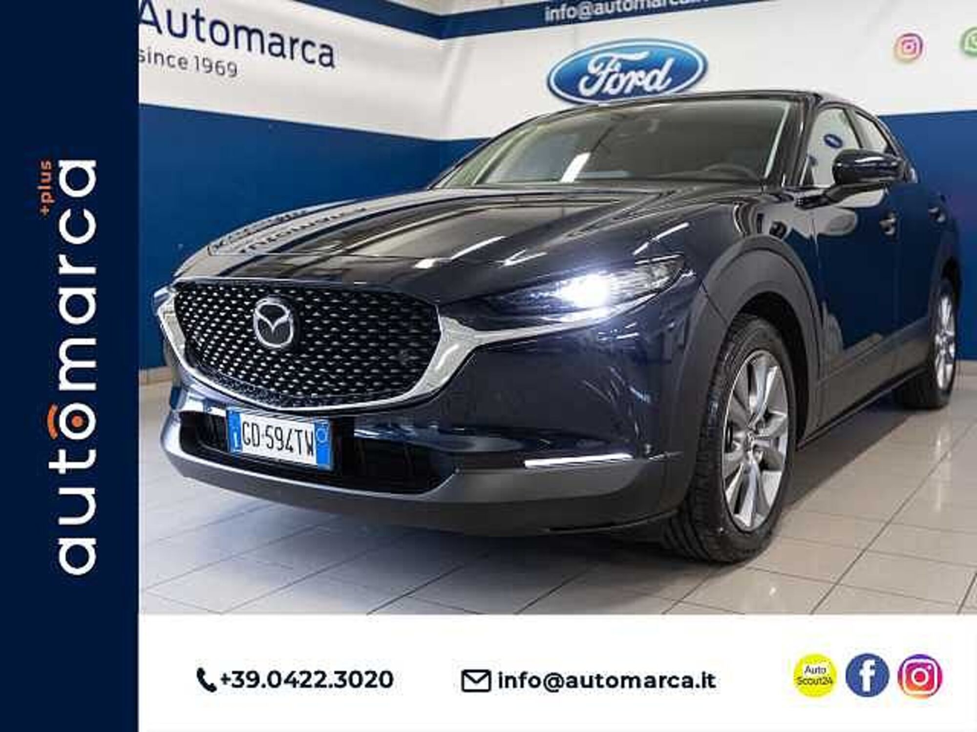 Mazda CX-30 Skyactiv-X M Hybrid 2WD Executive  del 2021 usata a Silea