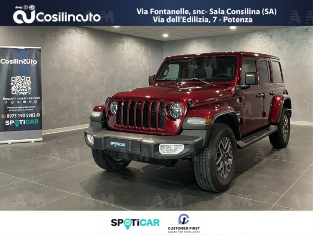 Jeep Wrangler Unlimited 2.0 PHEV ATX 4xe Rubicon  del 2022 usata a Sala Consilina