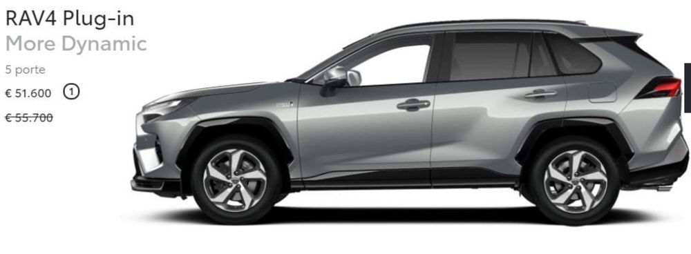 Toyota RAV4 PHEV E-CVT AWD-i More Dynamic  nuova a Monza (2)