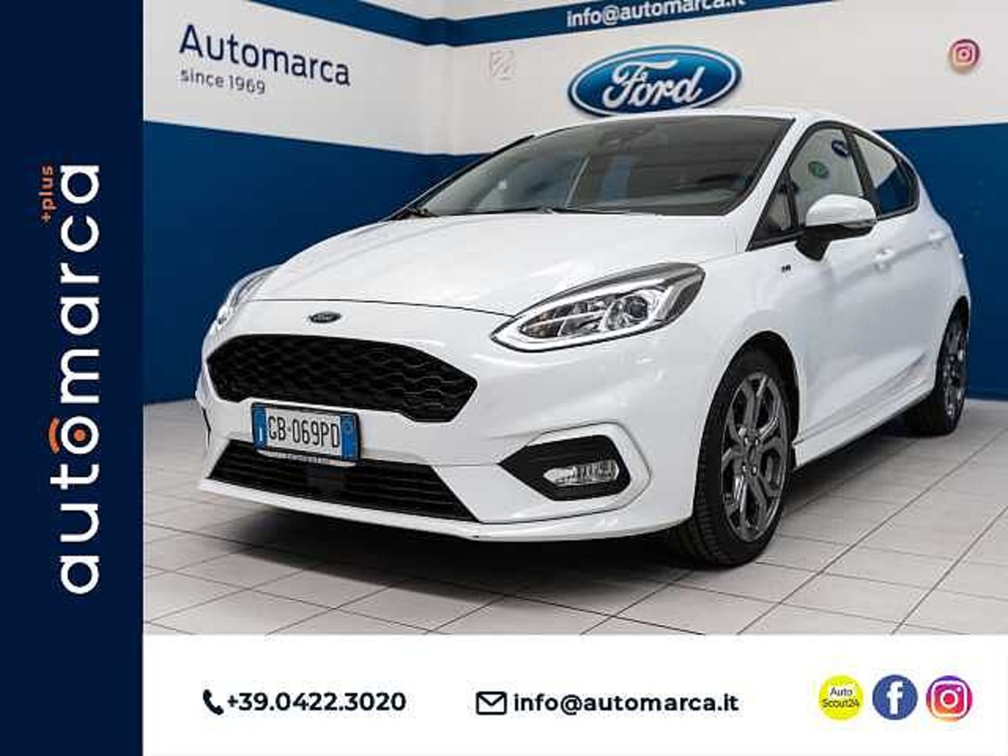 Ford Fiesta 1.0 Ecoboost 95 CV 5 porte ST-Line del 2020 usata a Silea