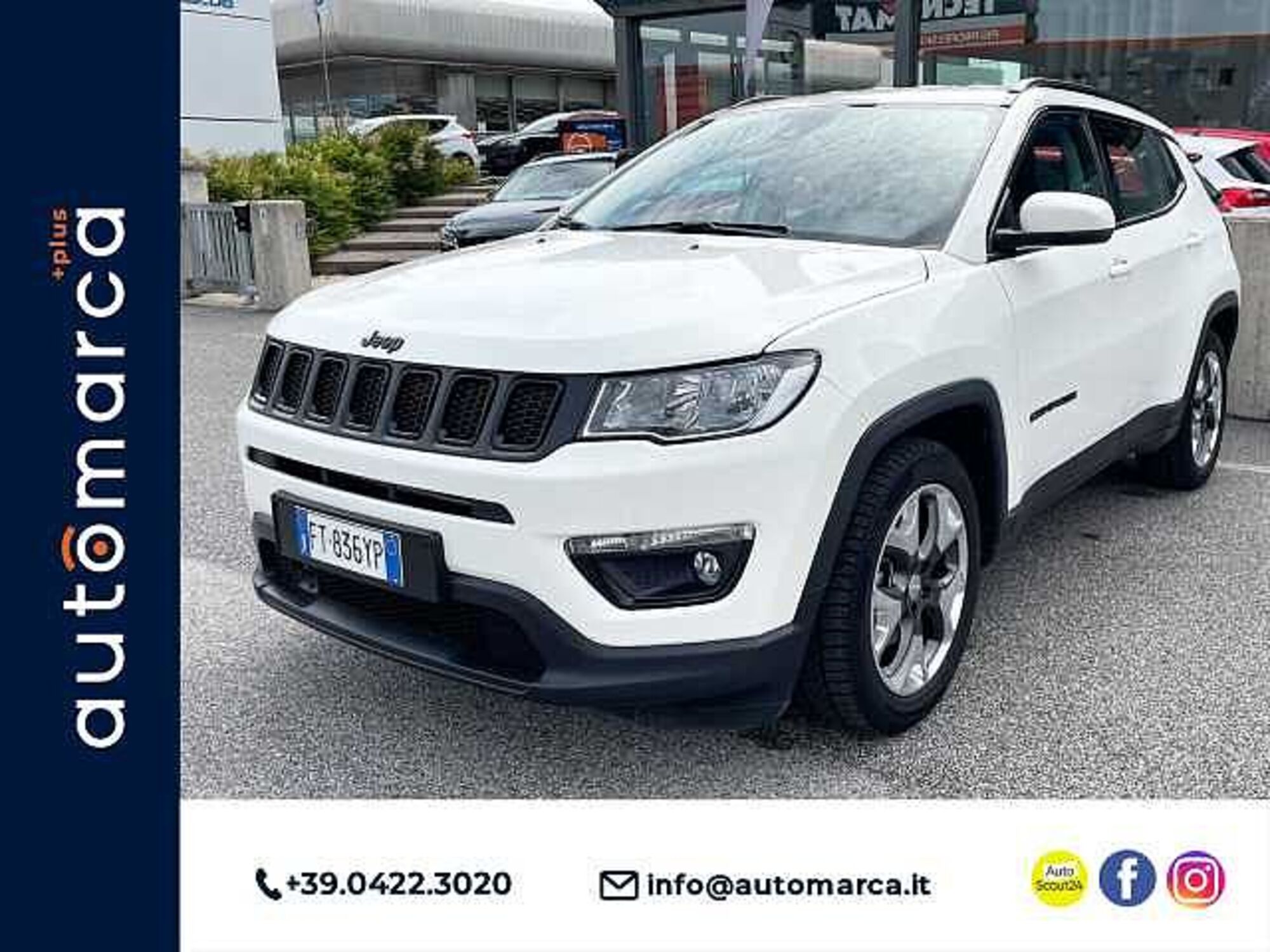 Jeep Compass 1.6 Multijet II 2WD Night Eagle  del 2019 usata a Silea