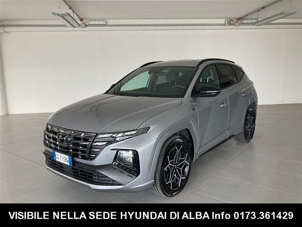 Hyundai Tucson 1.6 phev NLine 4wd auto del 2021 usata a Alba