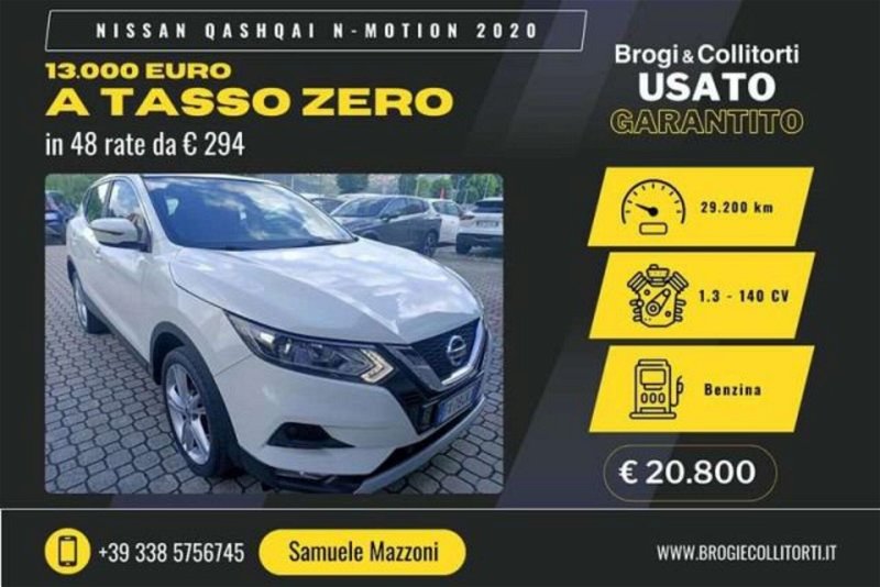 Nissan Qashqai 1.3 DIG-T 140 CV N-Motion Start del 2019 usata a Empoli