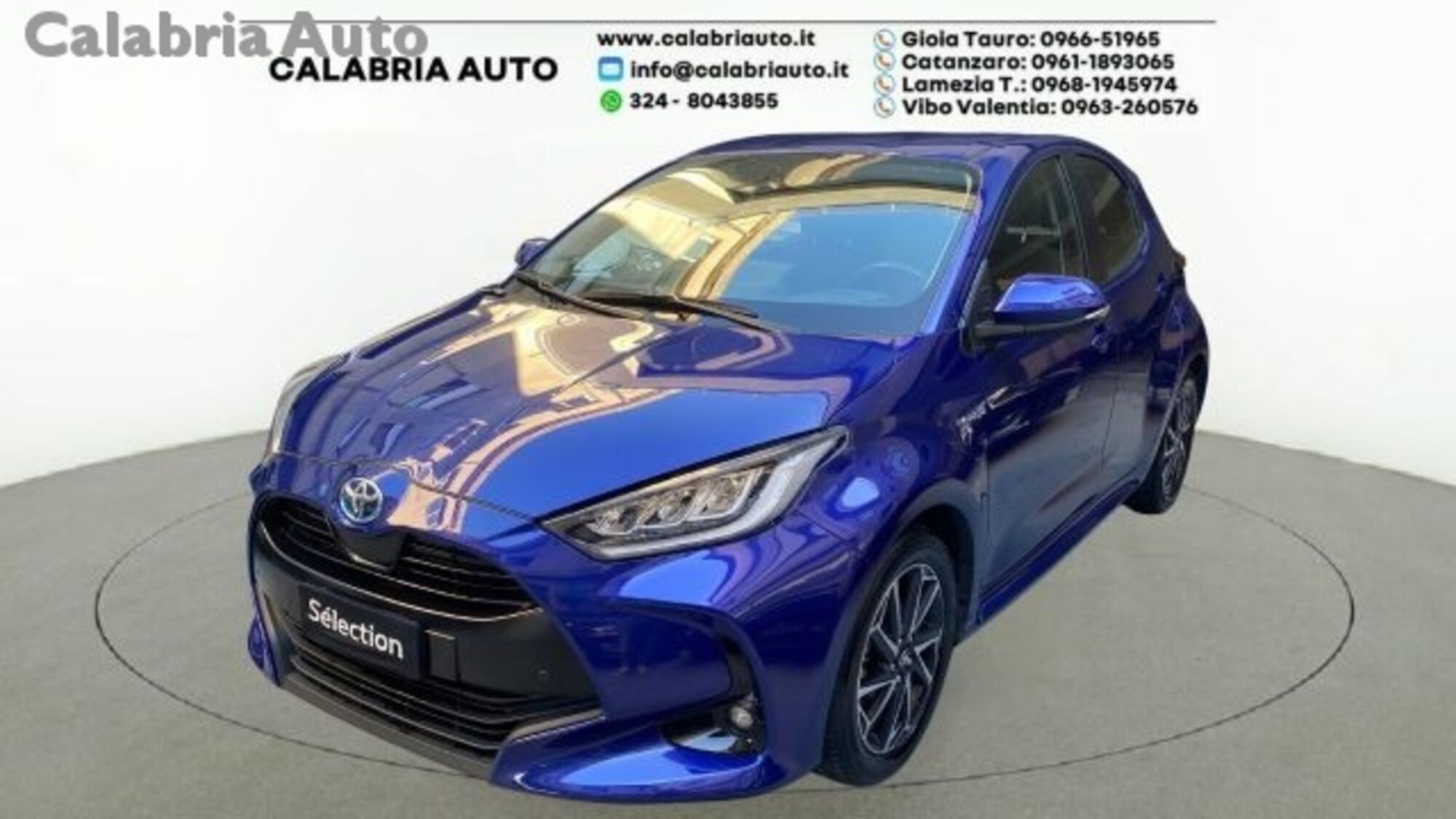 Toyota Yaris 1.5 Hybrid 5 porte Toyota Team del 2021 usata a Gioia Tauro