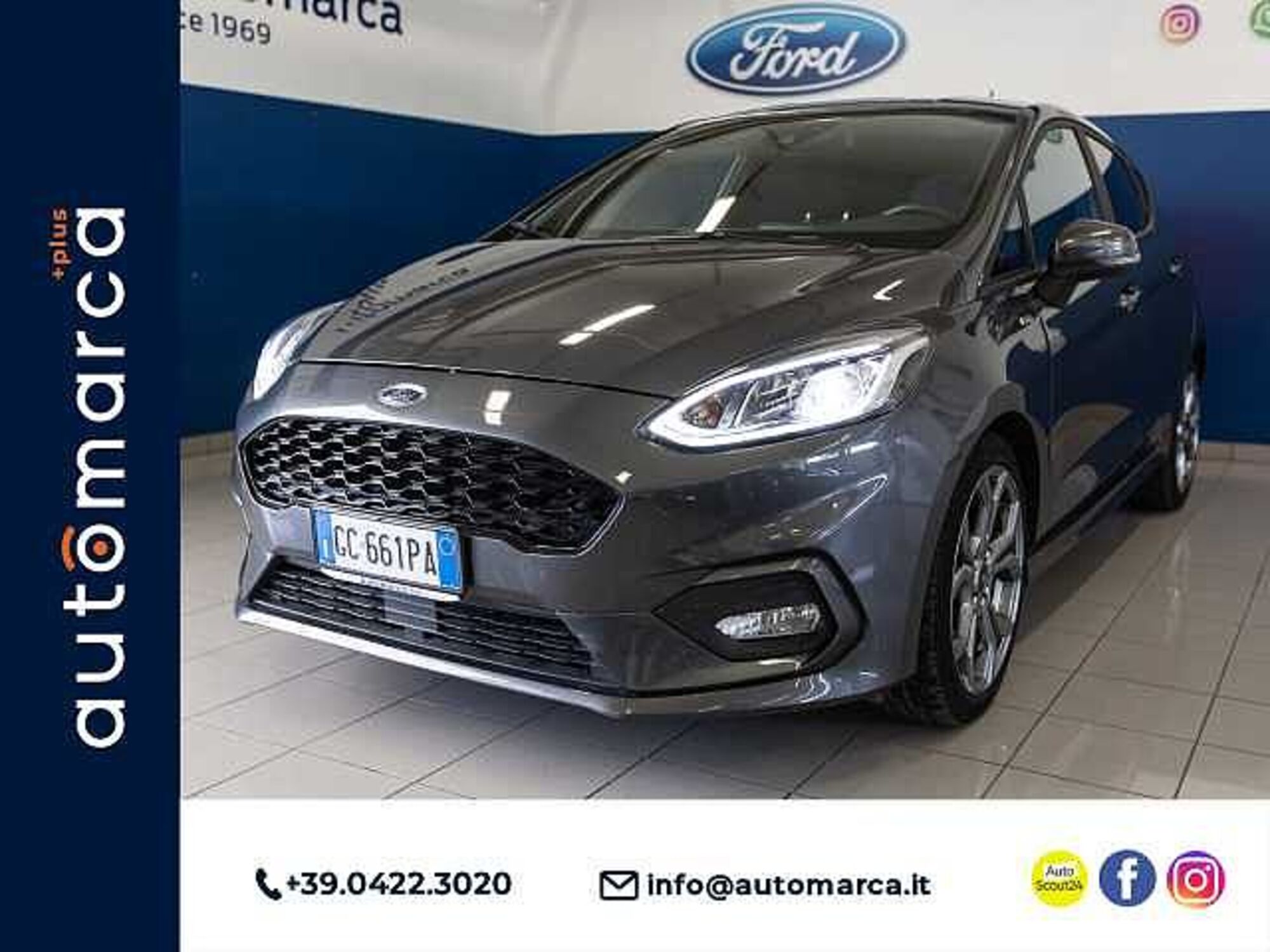 Ford Fiesta 1.0 EcoBoost 125CV 5 porte ST-Line del 2020 usata a Silea