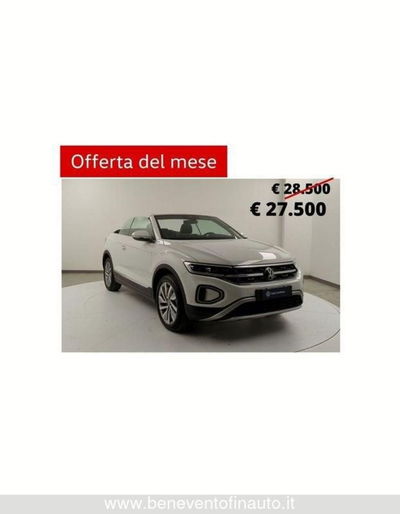 Volkswagen T-Roc Cabrio 1.0 TSI Style  del 2022 usata a Pratola Serra