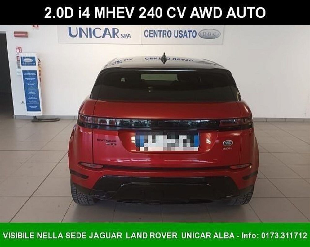 Land Rover Range Rover Evoque 2.0D I4 240 CV AWD Auto R-Dynamic del 2019 usata a Alba (3)