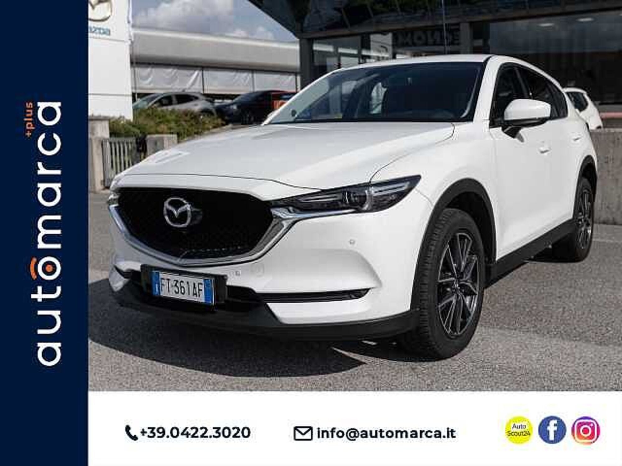 Mazda CX-5 2.2L Skyactiv-D 150 CV 2WD Exclusive  del 2018 usata a Silea