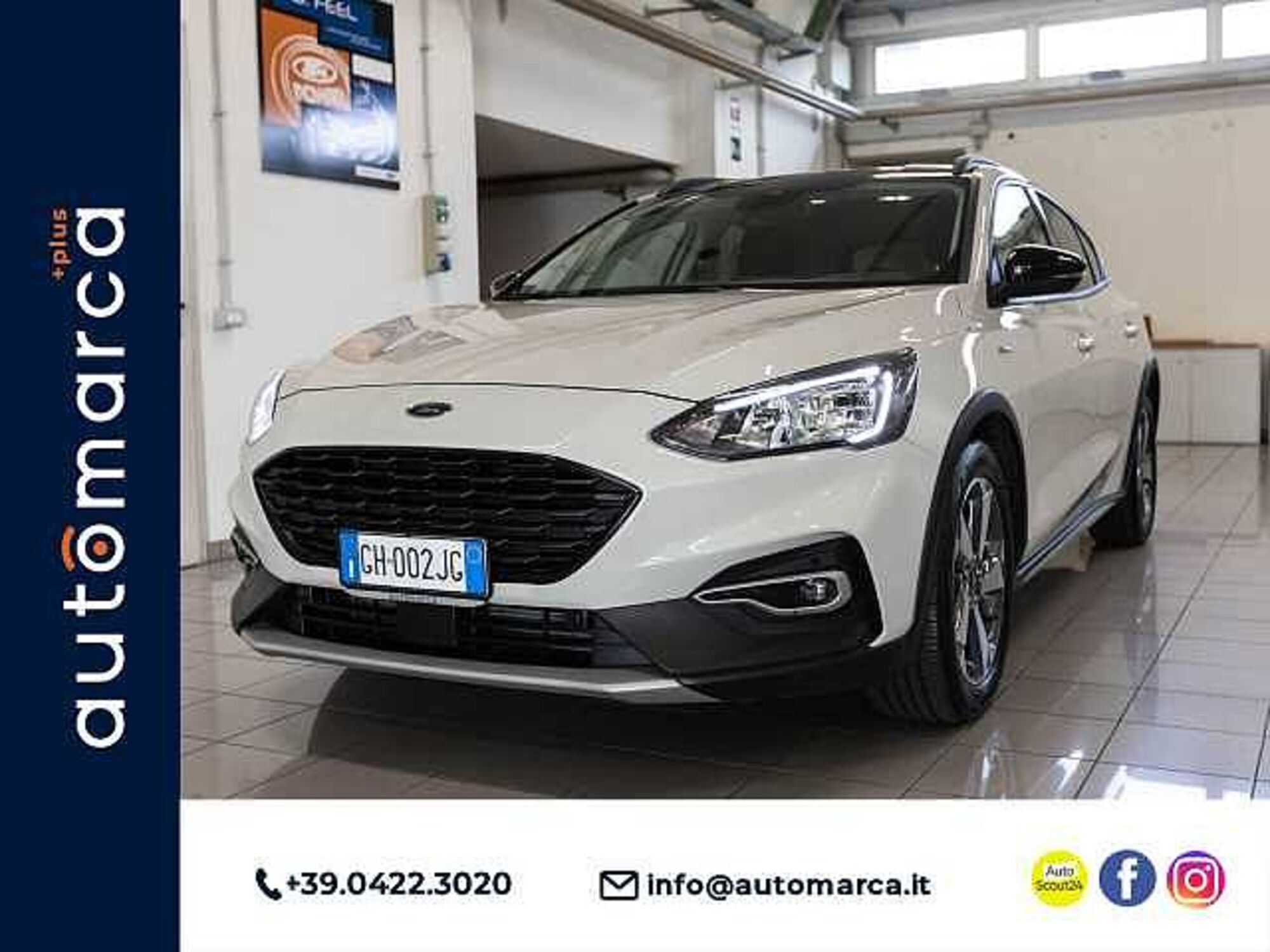 Ford Focus 1.0 EcoBoost 125 CV 5p. Active  del 2021 usata a Silea