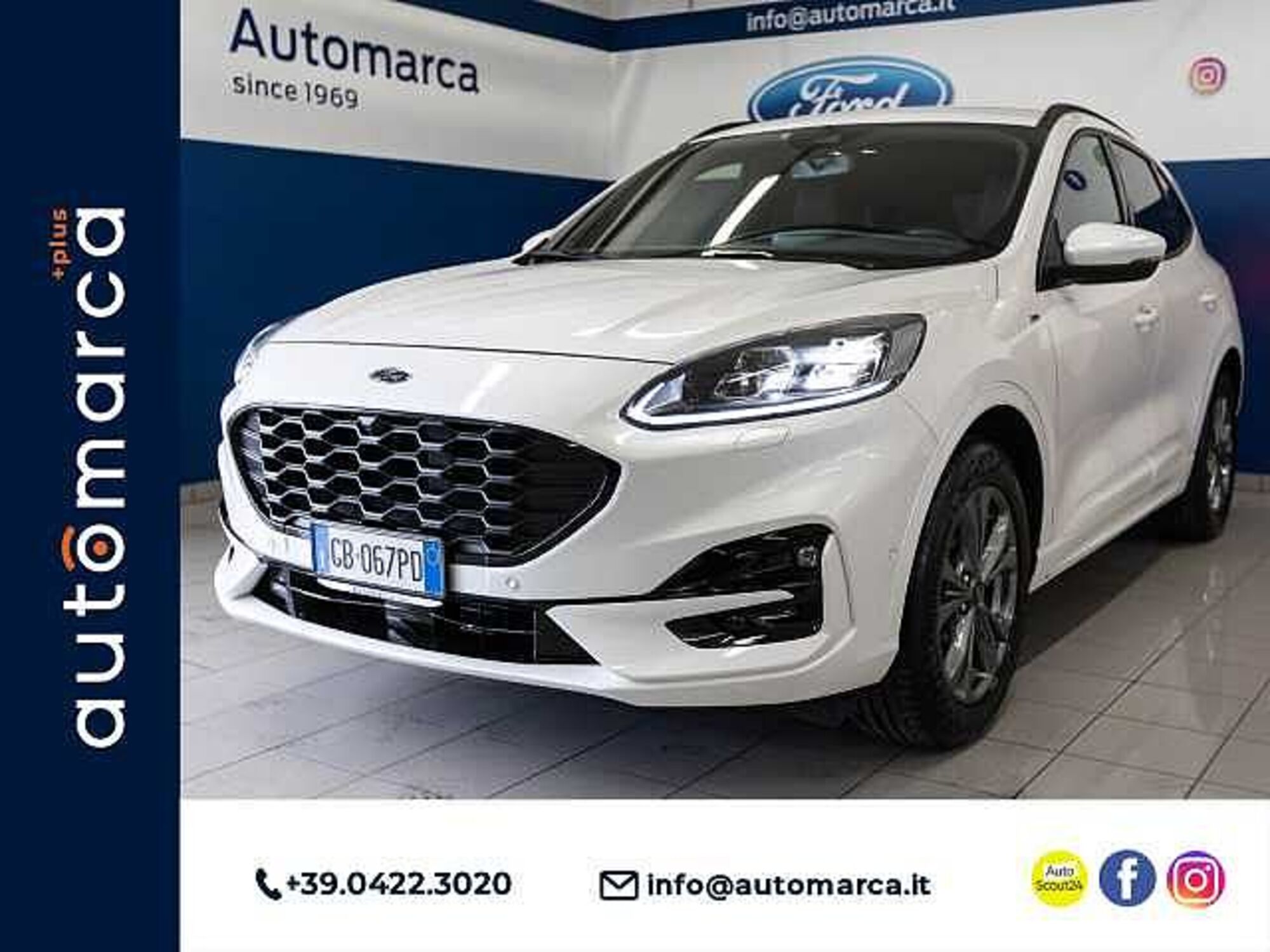 Ford Kuga 1.5 EcoBoost 150 CV 2WD ST-Line X  del 2020 usata a Silea