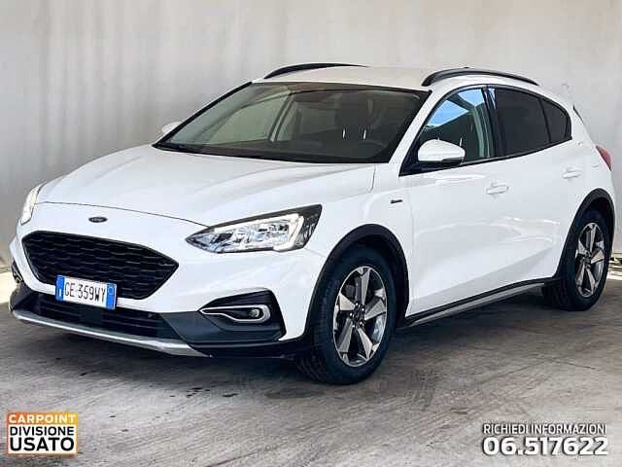 Ford Focus 1.0 EcoBoost 125 CV 5p. Active  del 2021 usata a Roma