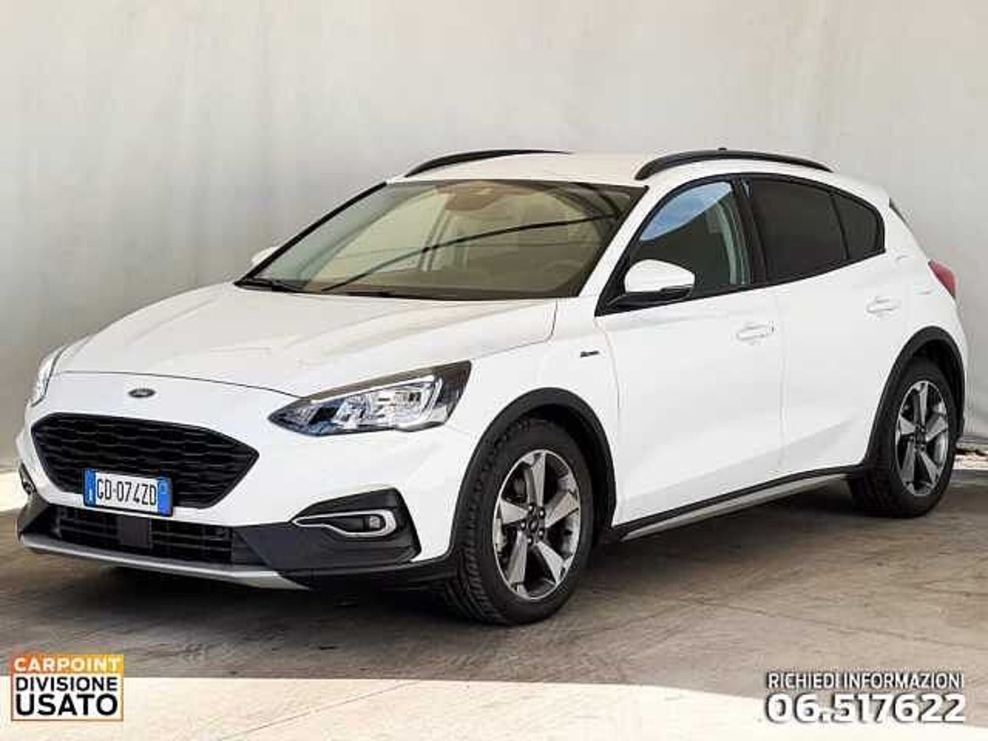 Ford Focus 1.0 EcoBoost 125 CV 5p. Active  del 2020 usata a Roma