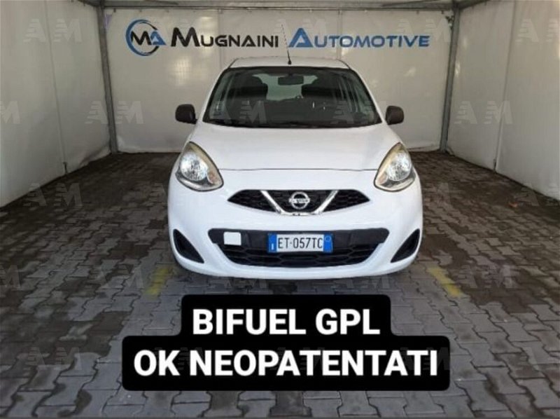 Nissan Micra 1.2 12V 5 porte GPL Eco Visia  del 2014 usata a Firenze