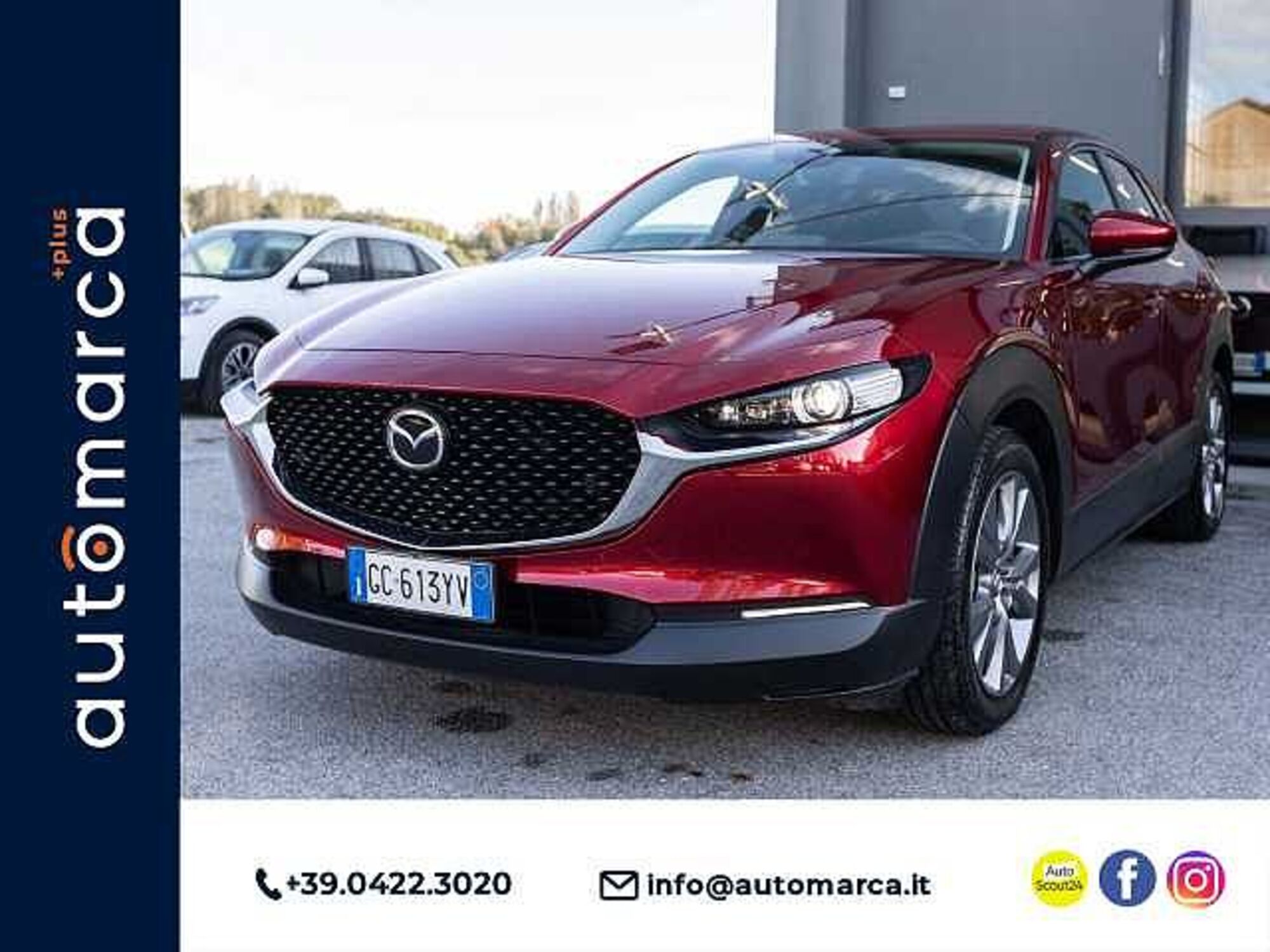 Mazda CX-30 Skyactiv-G M Hybrid 2WD Exclusive  del 2020 usata a Silea