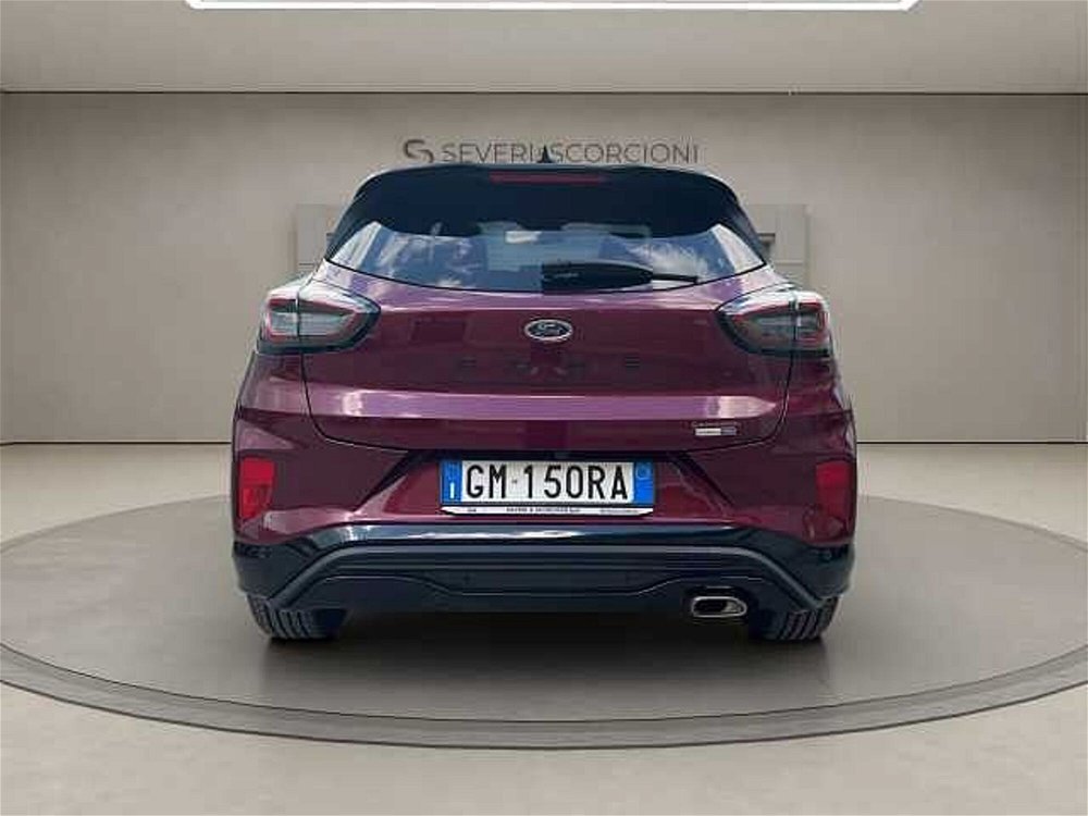 Ford Puma 1.0 EcoBoost Hybrid 125 CV aut. Vivid Ruby Edition del 2023 usata a Reggio nell'Emilia (4)