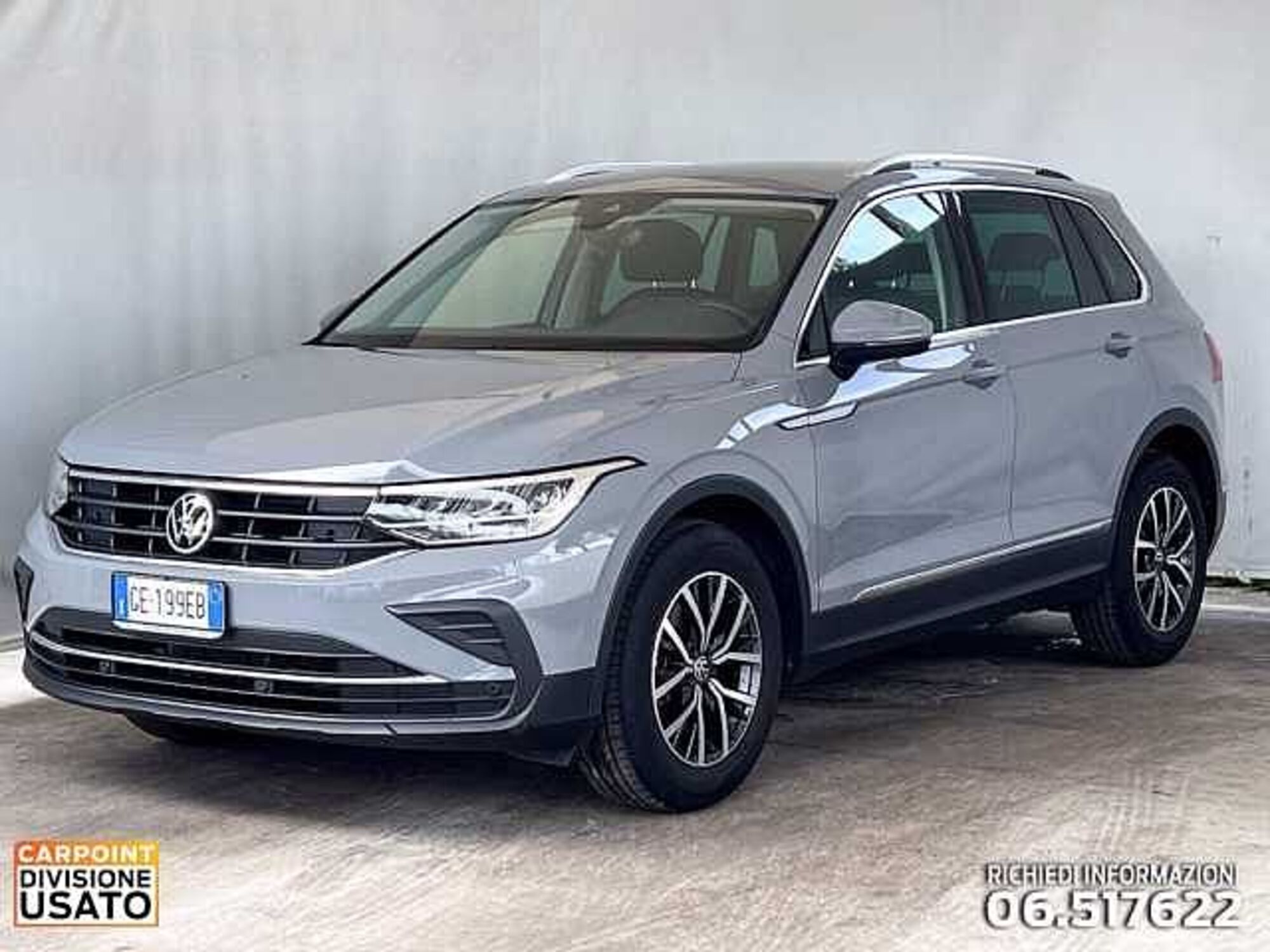 Volkswagen Tiguan 1.5 TSI 150 CV ACT Life del 2021 usata a Roma