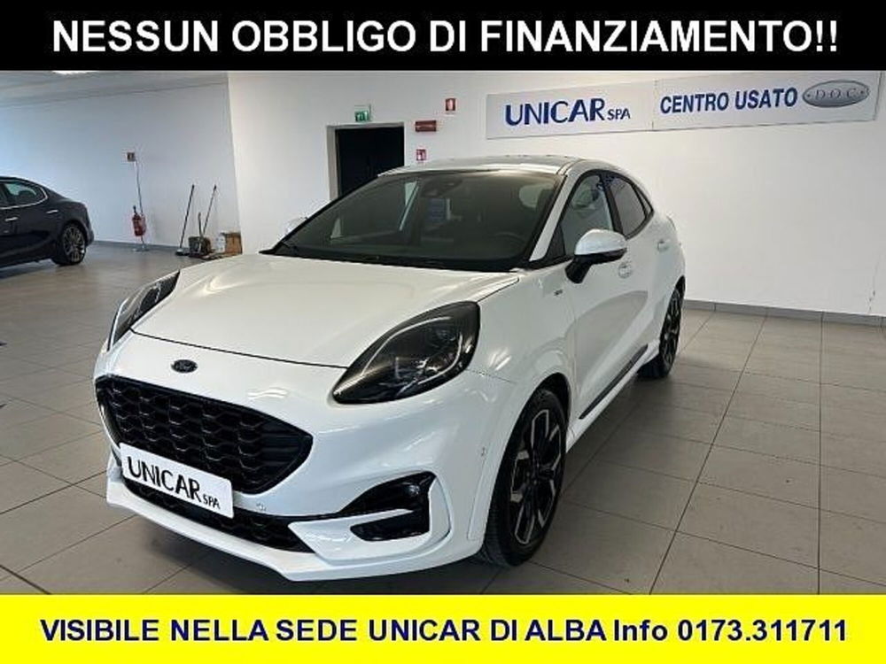 Ford Puma 1.0 EcoBoost Hybrid 125 CV S&S ST-Line X Design del 2021 usata a Alba (2)