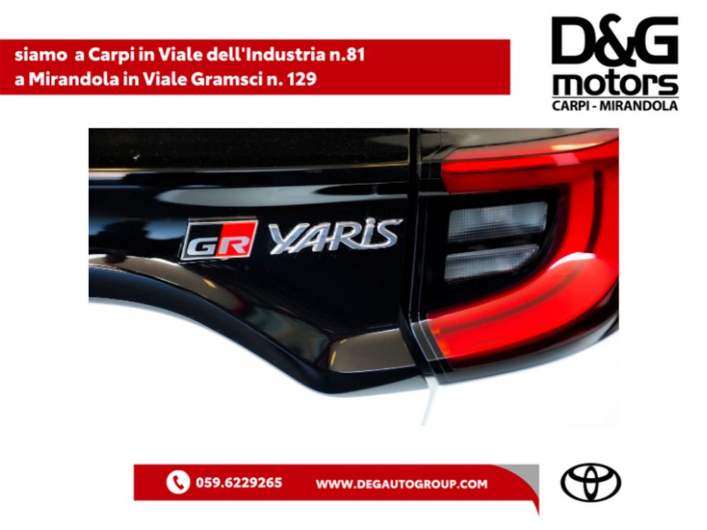 Toyota GR Yaris 1.6 Turbo 3 porte GR Yaris Circuit nuova a Carpi (5)