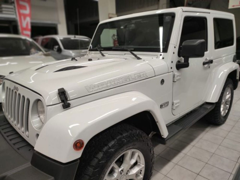 Jeep Wrangler 2.8 CRD DPF Sahara Auto  del 2018 usata a Siena (2)