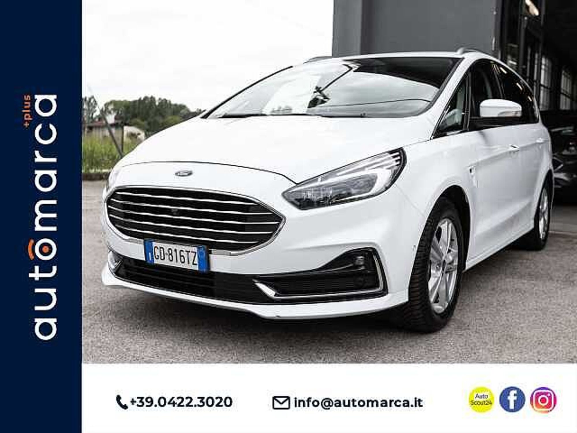 Ford S-Max 2.0 EcoBlue 150CV Start&amp;Stop Aut.7p. Titanium Business  del 2020 usata a Silea