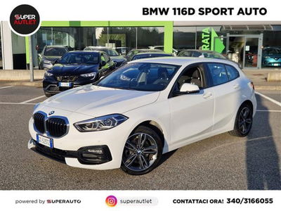 BMW Serie 1 116d 5p. Sport del 2020 usata a Vigevano