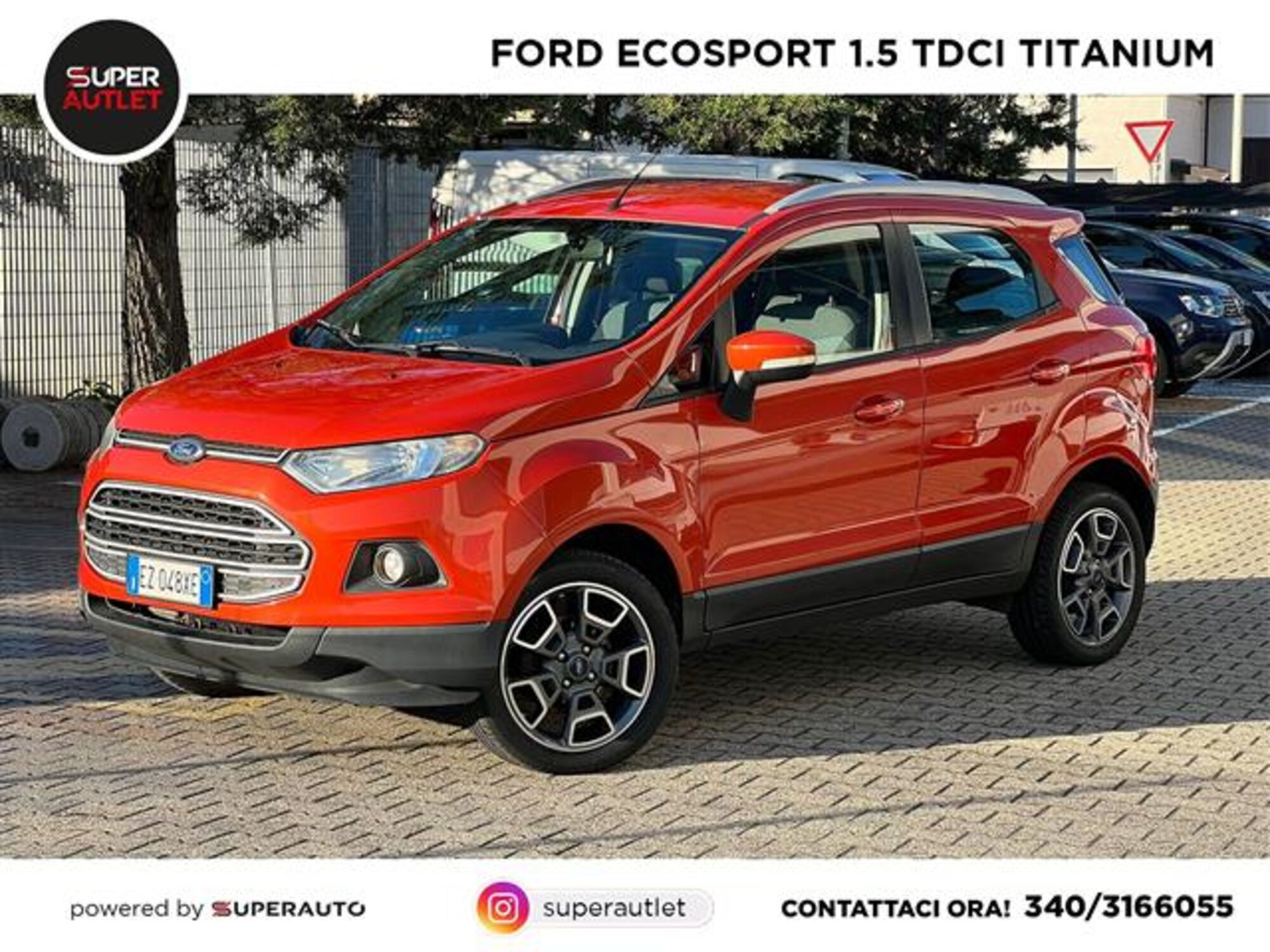 Ford EcoSport 1.5 TDCi 100 CV Start&amp;Stop Titanium  del 2015 usata a Vigevano