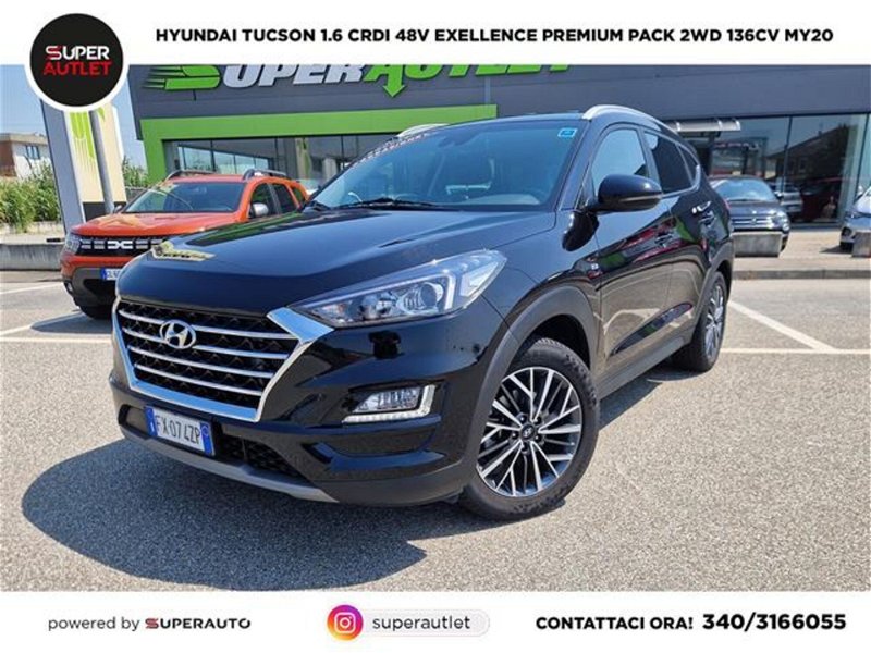 Hyundai Tucson 1.6 CRDi 136CV Exellence del 2019 usata a Vigevano