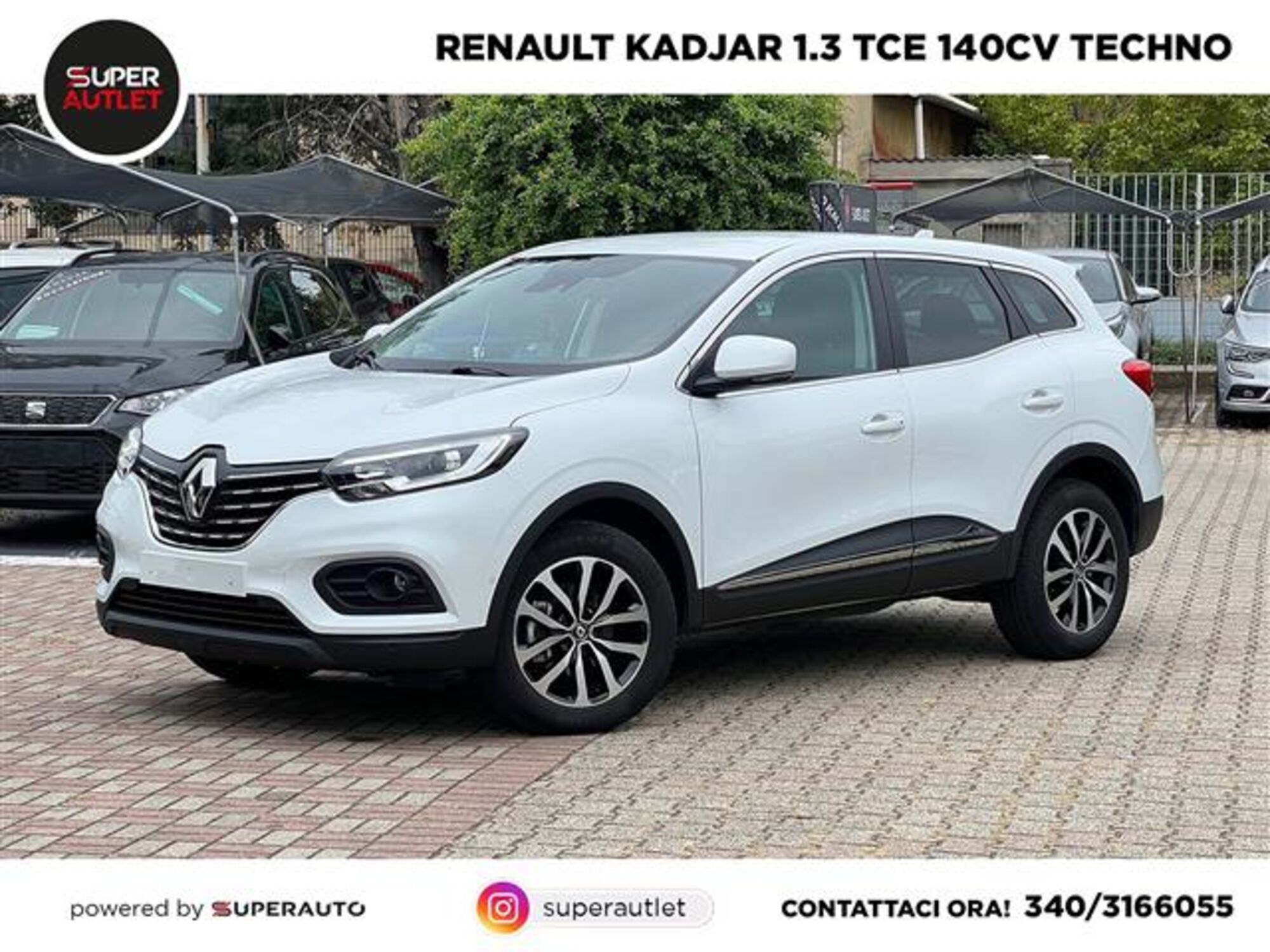 Renault Kadjar 140CV FAP Techno del 2022 usata a Vigevano