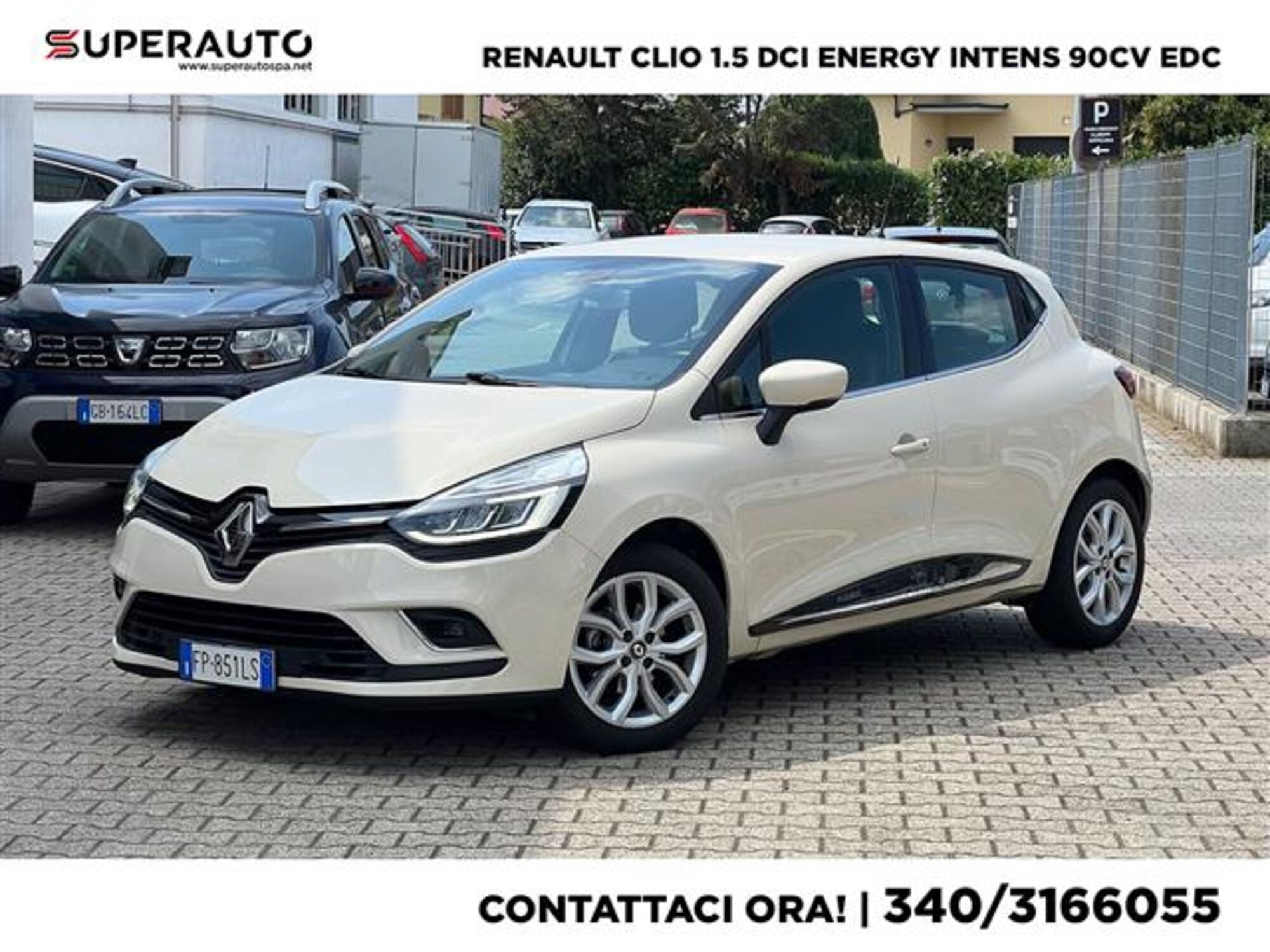 Renault Clio dCi 8V 90CV EDC Start&amp;Stop 5 porte Energy Intens  del 2018 usata a Vigevano