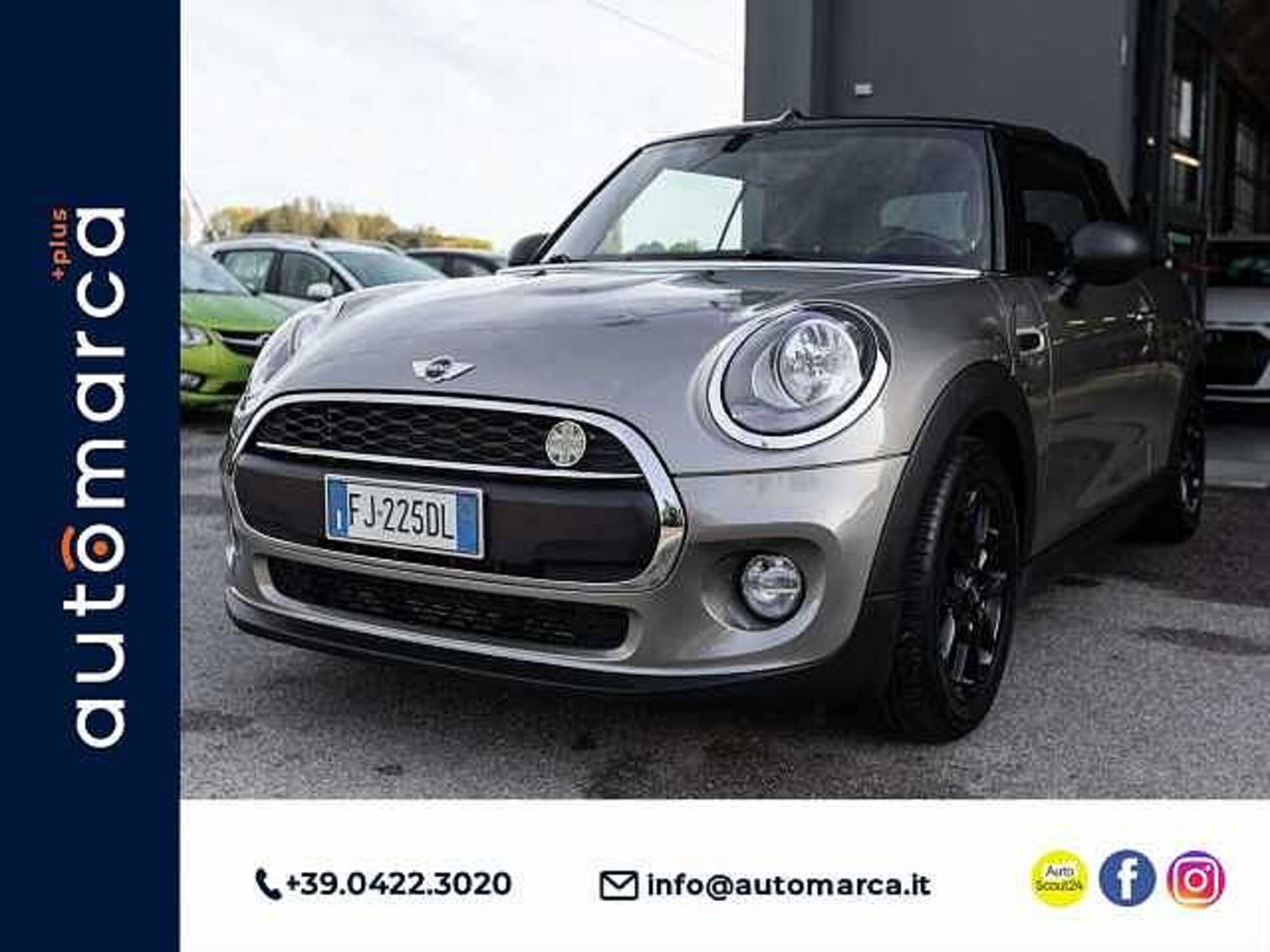 MINI Mini Cabrio 1.2 One Cabrio del 2017 usata a Silea