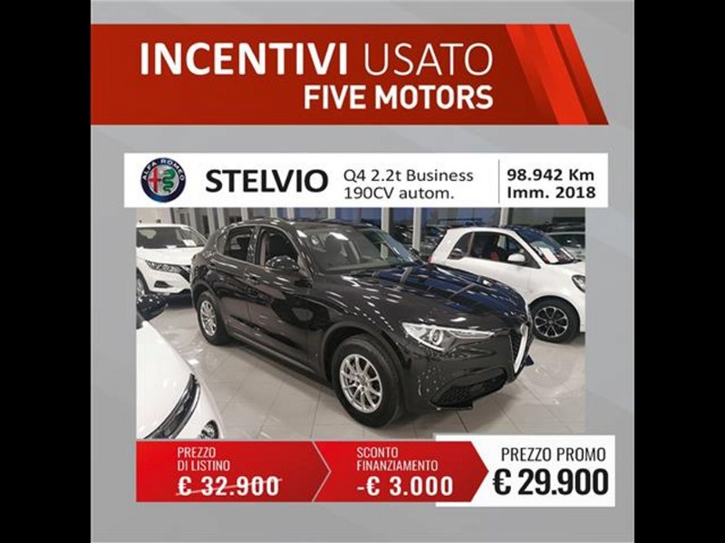 Alfa Romeo Stelvio Stelvio 2.2 Turbodiesel 190 CV AT8 Q4 Super Business del 2018 usata a Brindisi