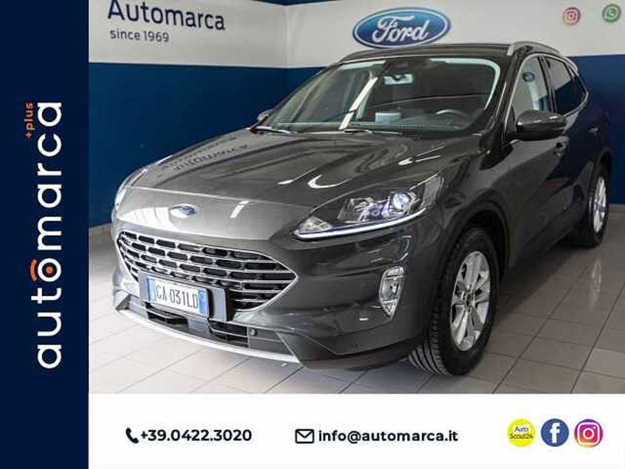 Ford Kuga 1.5 EcoBlue 120 CV 2WD Titanium  del 2020 usata a Silea