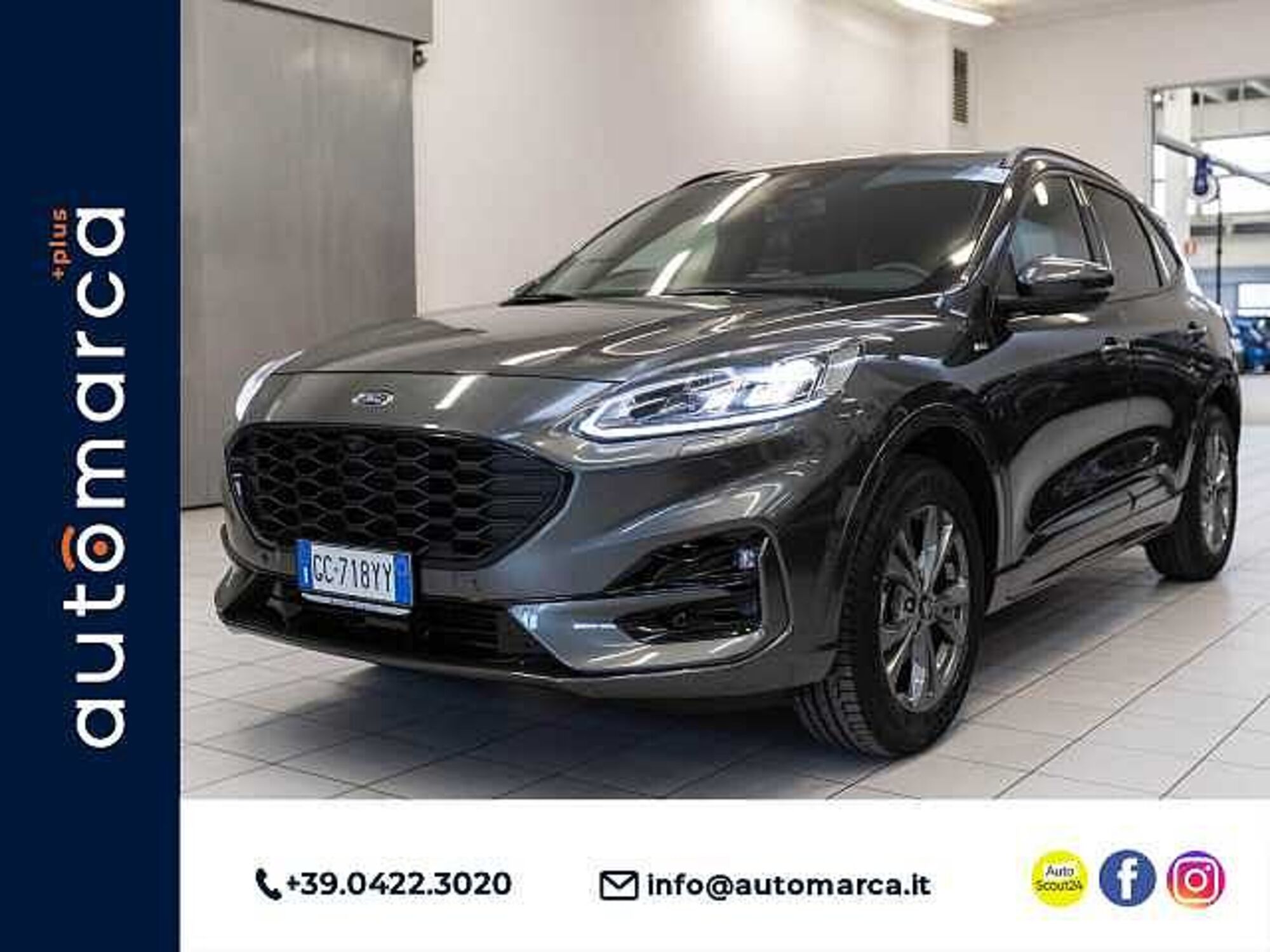 Ford Kuga 1.5 EcoBoost 150 CV 2WD ST-Line X  del 2020 usata a Silea