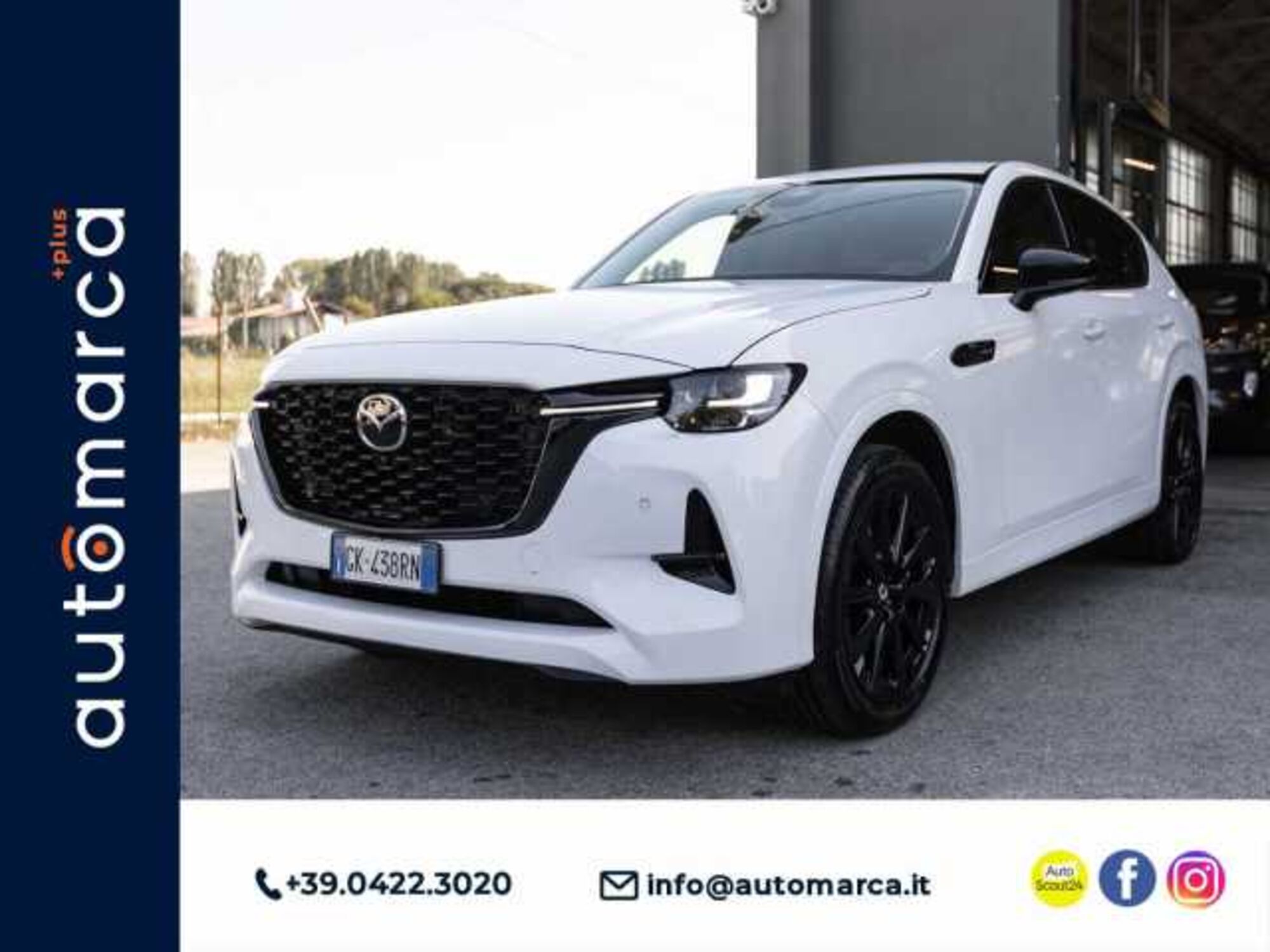 Mazda CX-60 2.5L e-Skyactiv G PHEV AWD Homura del 2022 usata a Silea