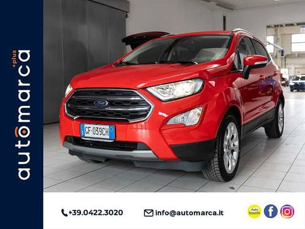 Ford EcoSport 1.0 EcoBoost 125 CV Titanium  del 2021 usata a Silea