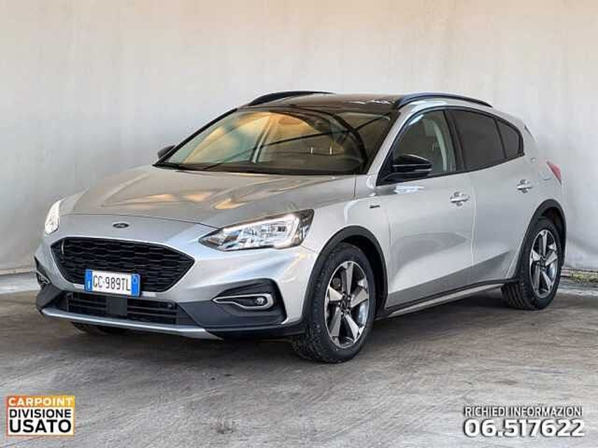 Ford Focus 1.0 EcoBoost 125 CV 5p. Active  del 2020 usata a Roma