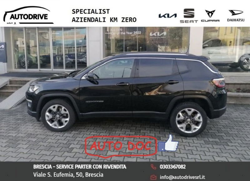 Jeep Compass 2.0 Multijet II aut. 4WD Limited  del 2019 usata a Brescia