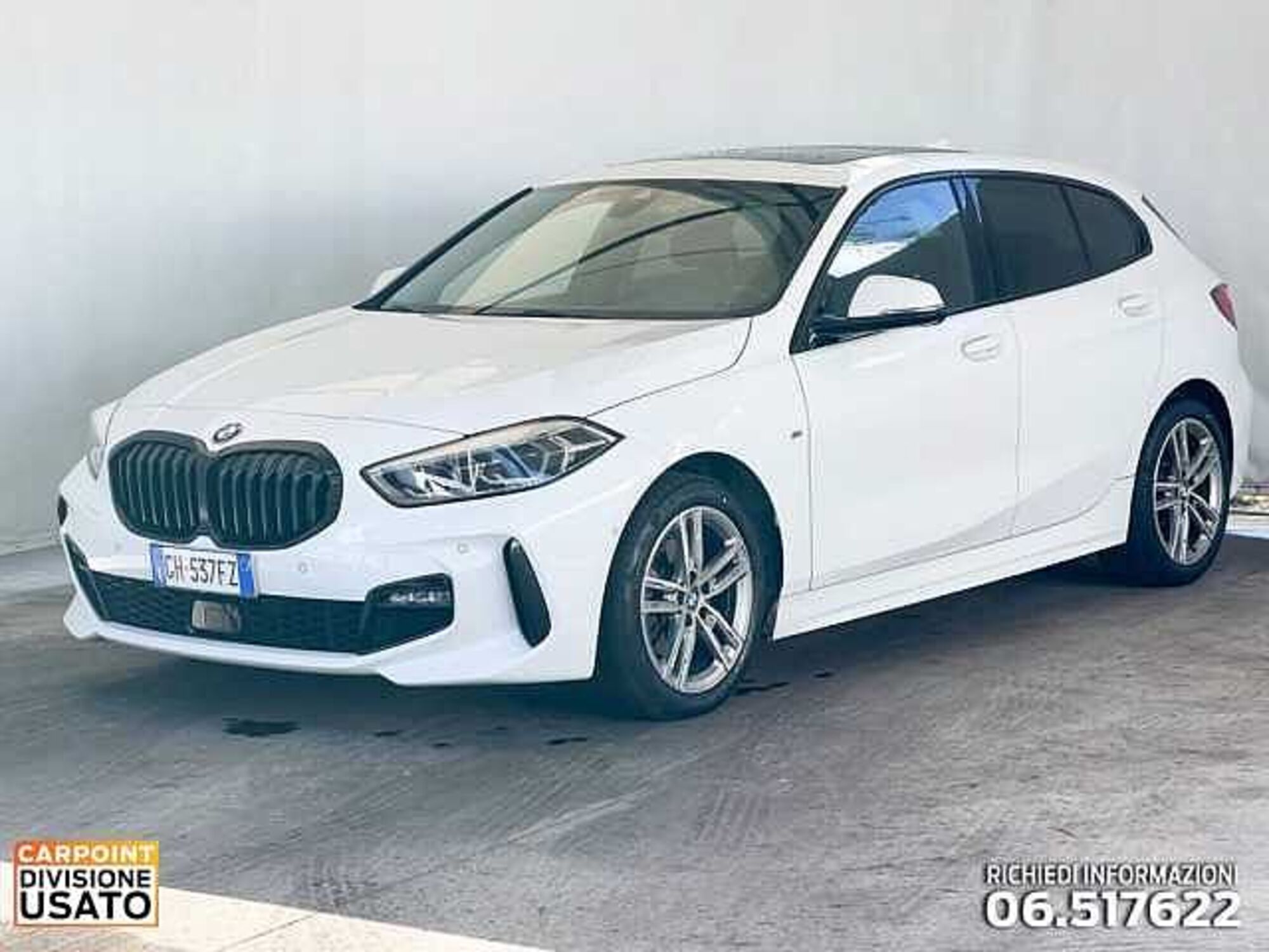 BMW Serie 1 118d Msport auto del 2021 usata a Roma