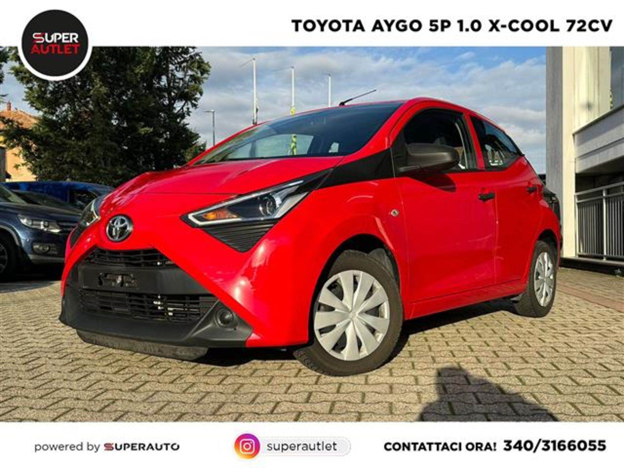 Toyota Aygo X 1.0 Active 72cv del 2020 usata a Vigevano