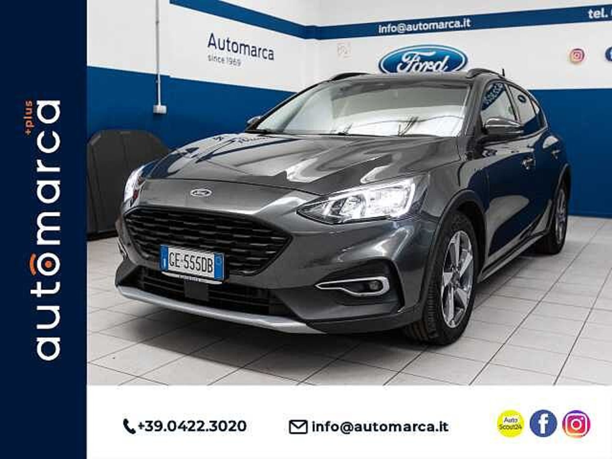 Ford Focus 1.0 EcoBoost 125 CV 5p. Active  del 2021 usata a Silea