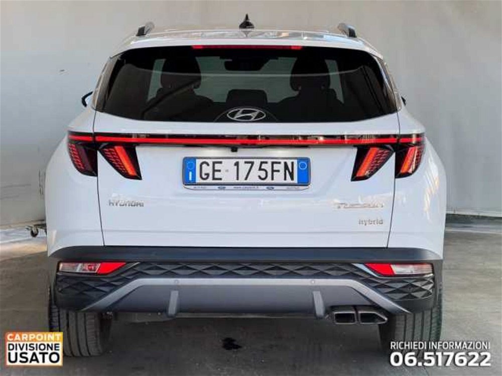 Hyundai Tucson 1.6 hev Exellence Lounge Pack 2wd auto del 2021 usata a Roma (4)