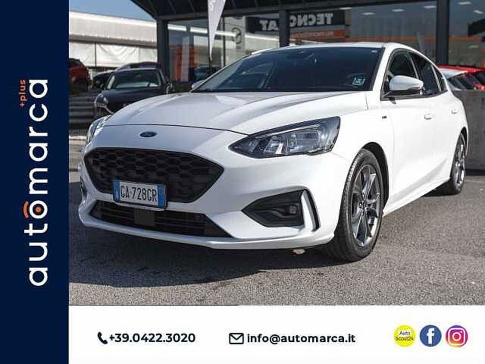 Ford Focus 1.0 EcoBoost 125 CV Start&Stop ST Line del 2020 usata a Silea