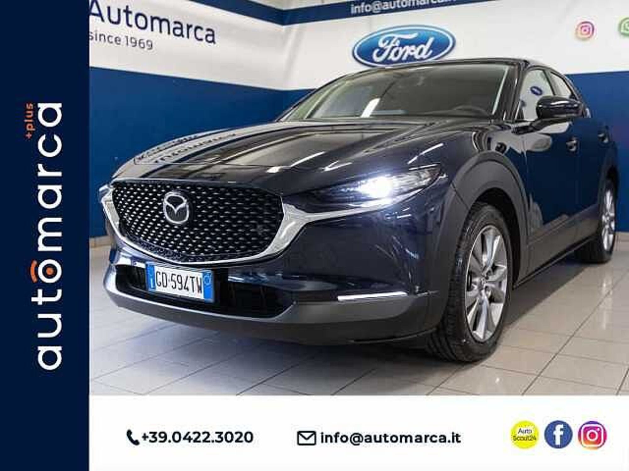 Mazda CX-30 Skyactiv-X M Hybrid 2WD Executive  del 2021 usata a Silea